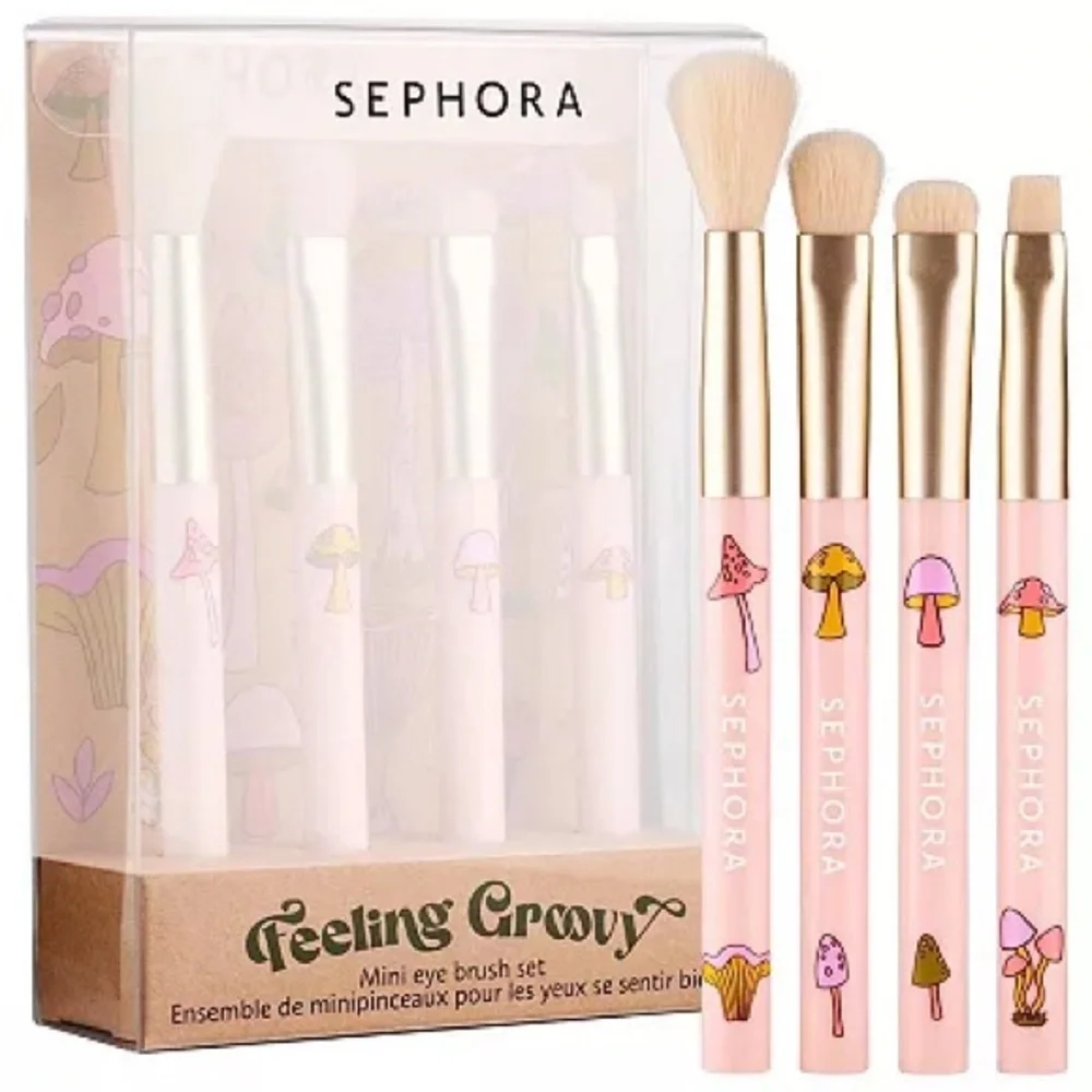 🎉🍄HOST PICK🍄🎉SEPHORA COLLECTION Feeling Groovy Mini Eye Brush Set, LTD ED!! - Picture 4 of 4